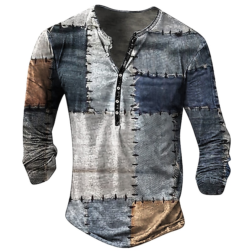 Vintage Men's T-shirt Graphic  - Longline Tee Oversized recension och pris