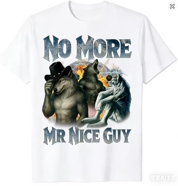 No More Mr Nice Guy Funny Alph - Street Fashion For Short Guys recension och pris
