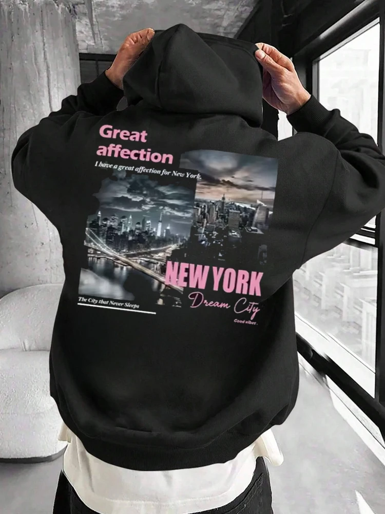 New York Dream City Printed Ho - Street Fashion New York 2025 recension och pris