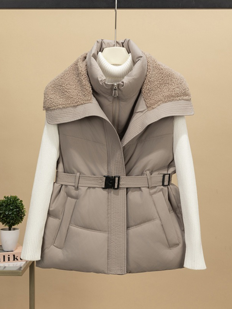 New Women's Quilted Puffer Ves - Puffer Vest Padded recension och pris