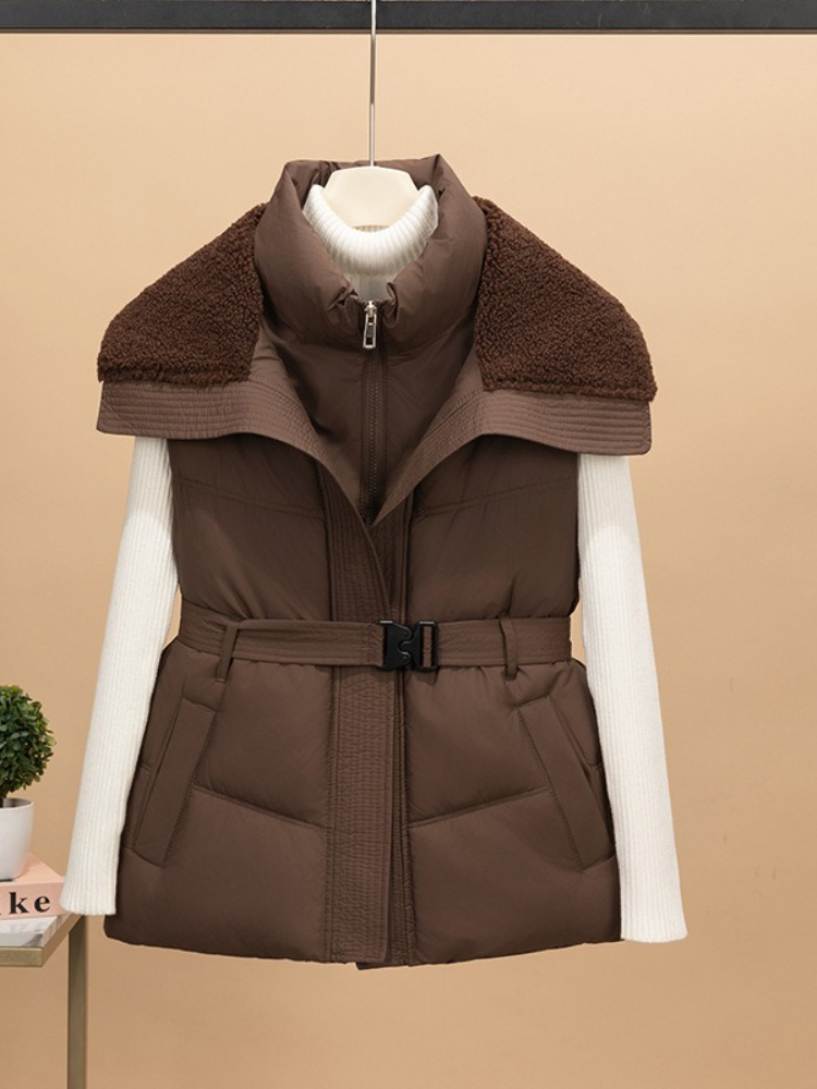 New Women's Quilted Puffer Ves - Puffer Vest Padded recension och pris