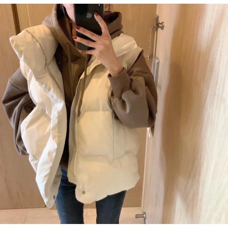 Women's Cotton-padded Jacket 2 - Puffer Vest Padded recension och pris