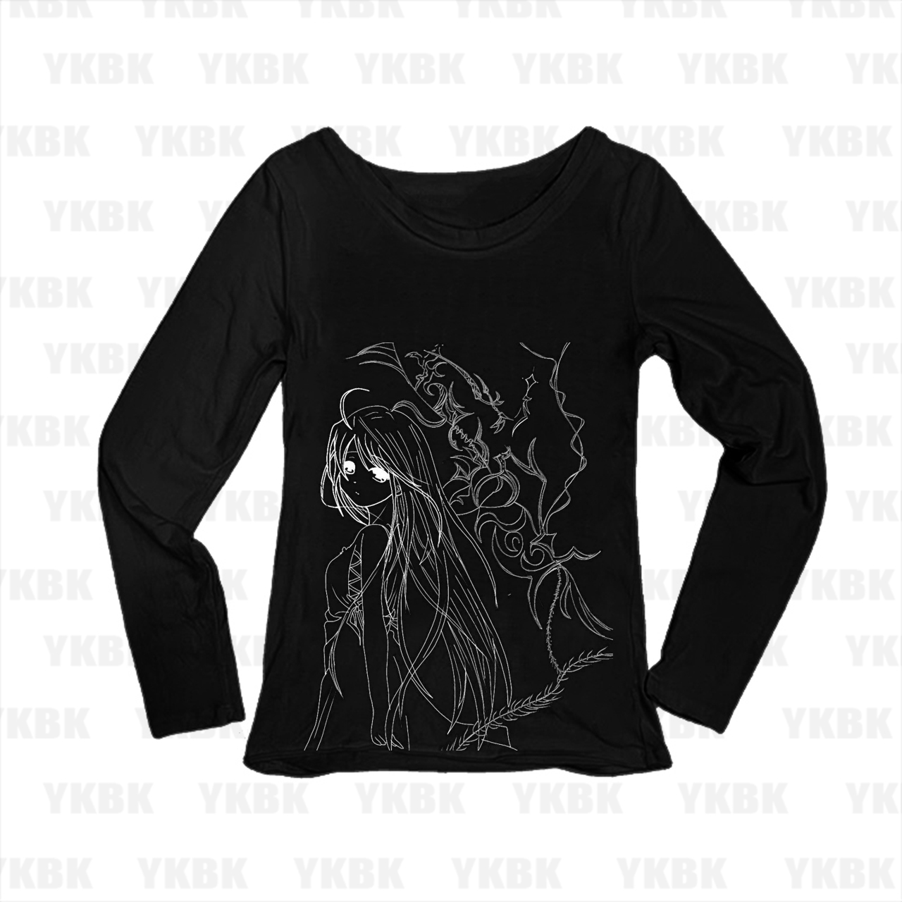 Women White Long Sleeve T-Shir - Longline Tee Oversized recension och pris