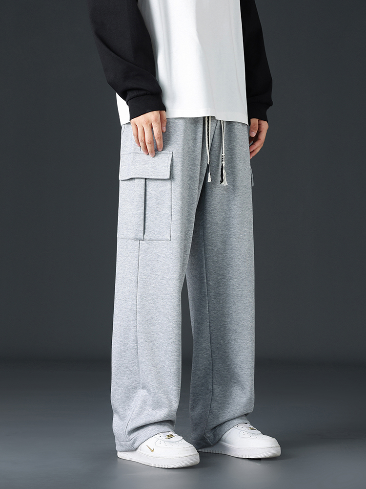 Autumn Men's Baggy Wide-leg Pa - Street Fashion In Korea recension och pris