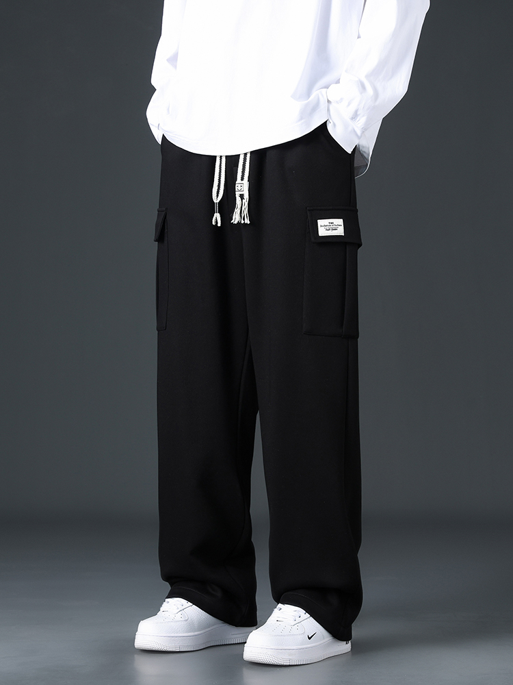Autumn Men's Baggy Wide-leg Pa - Street Fashion In Korea recension och pris