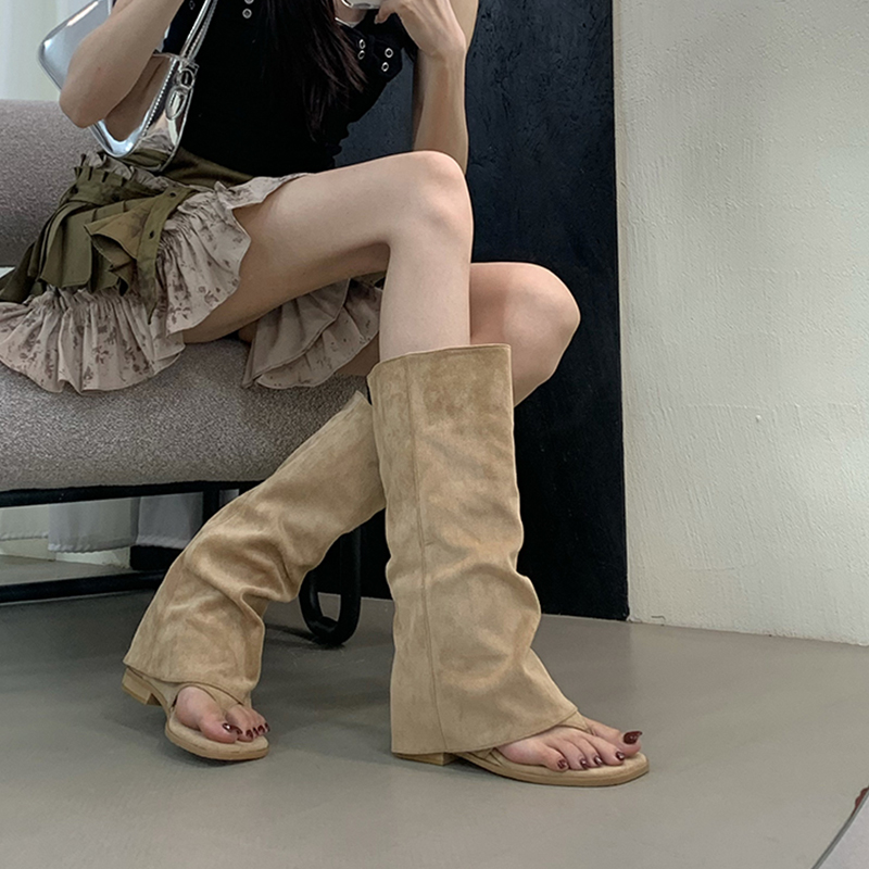 Hollow Out Women's Boots Velve - Street Fashion In Korea recension och pris