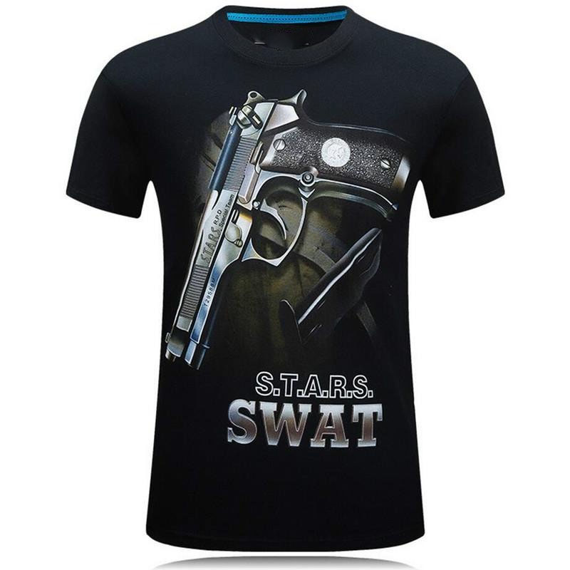 Tough Guy Style 3D Print T-shi - Street Fashion For Short Guys recension och pris
