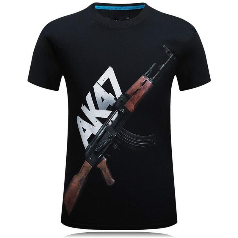 Tough Guy Style 3D Print T-shi - Street Fashion For Short Guys recension och pris
