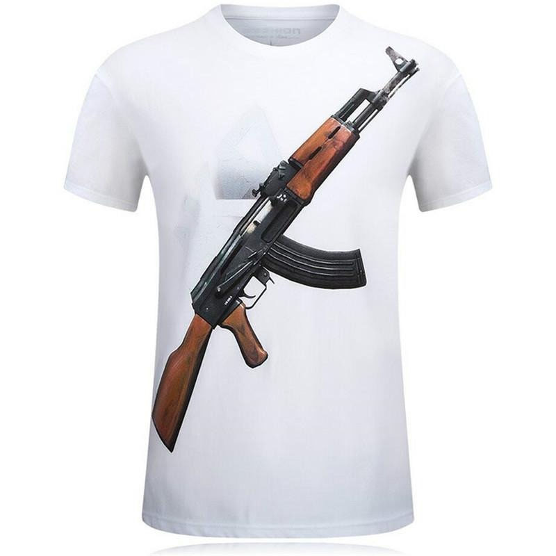 Tough Guy Style 3D Print T-shi - Street Fashion For Short Guys recension och pris