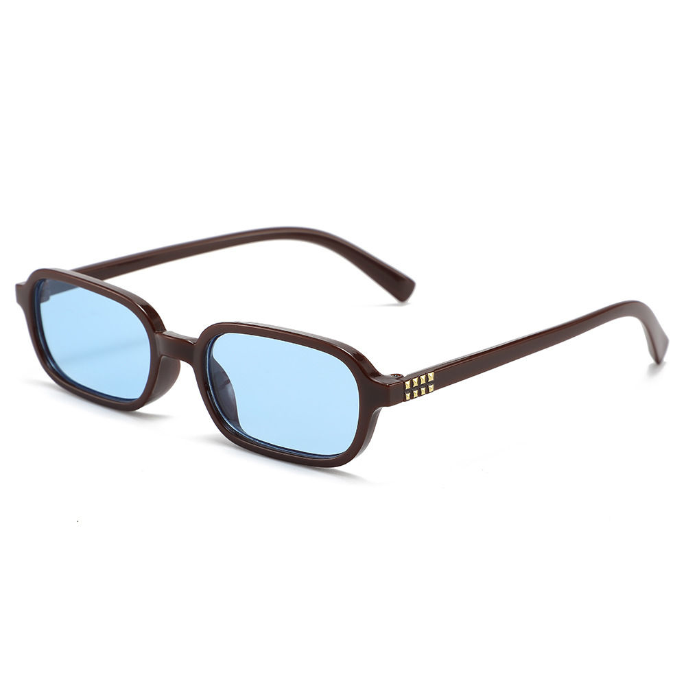 New Small Square Frame Sunglas - Street Fashion Photography recension och pris