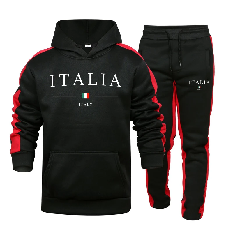 Men's Tracksuit 2 Pcs Sets Fas - Street Fashion Outfit For Men recension och pris
