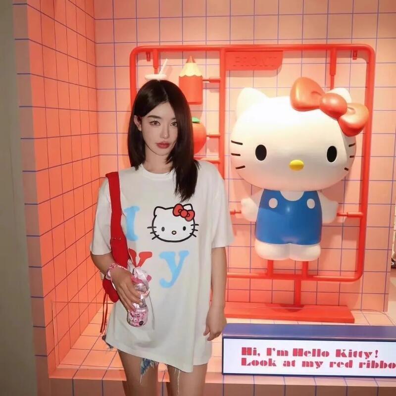 Short-Sleeved Sanrio Summer Pu - Street For Fashion recension och pris