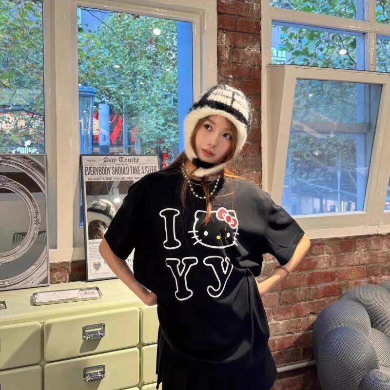 Short-Sleeved Sanrio Summer Pu - Street For Fashion recension och pris