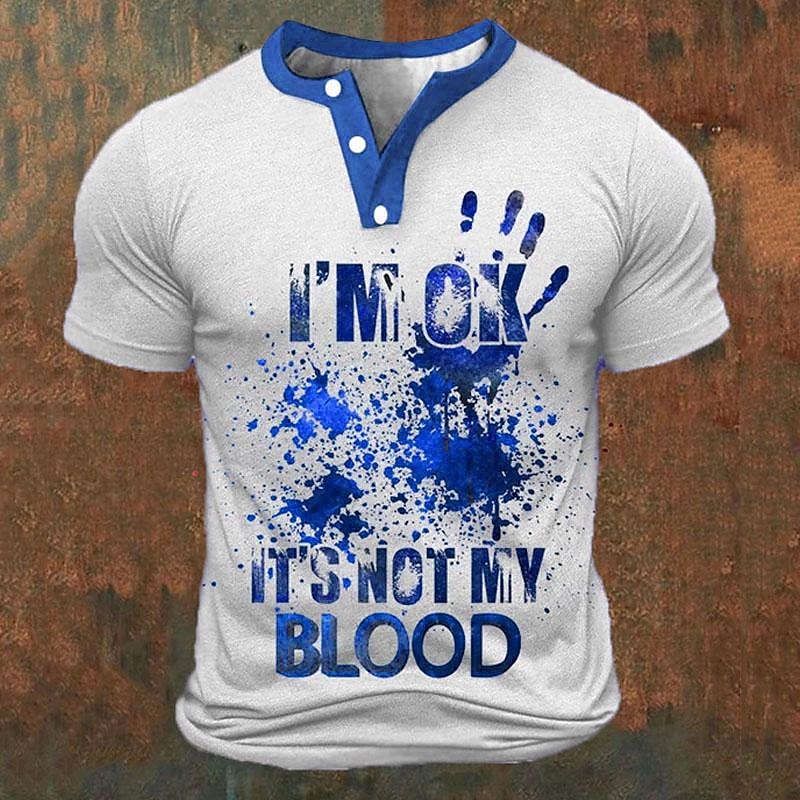 Funny 3D Letter Print Men's He - Street Fashion Clothing recension och pris