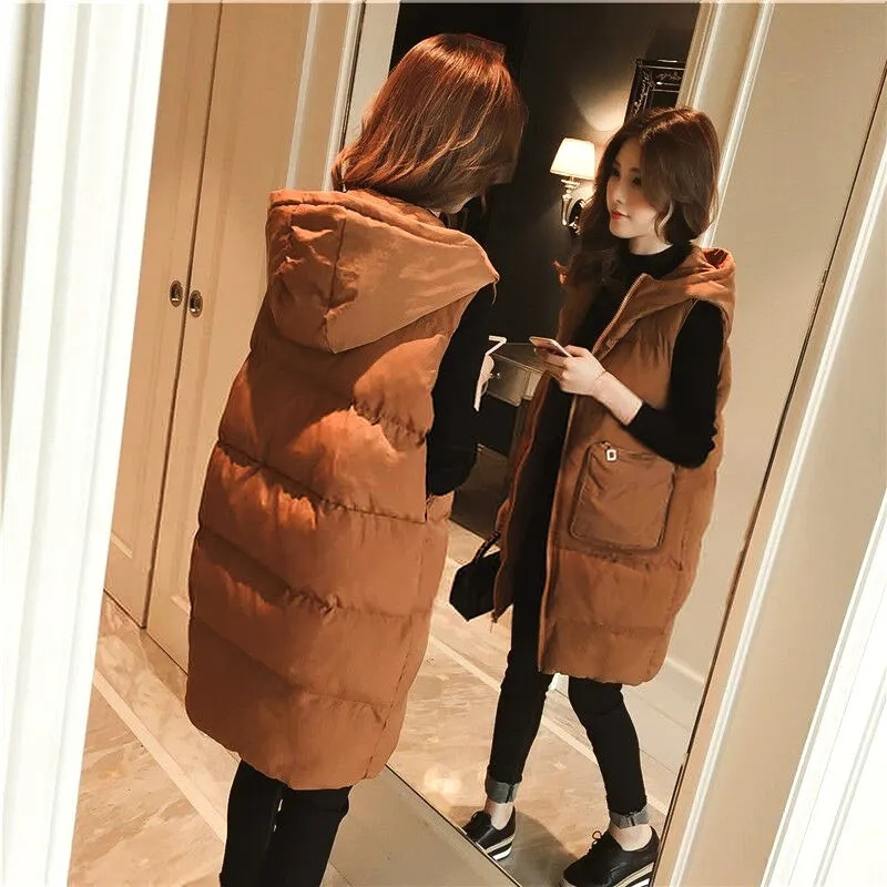 2026 New Winter Sleeveless Tan - Puffer Vest Padded recension och pris