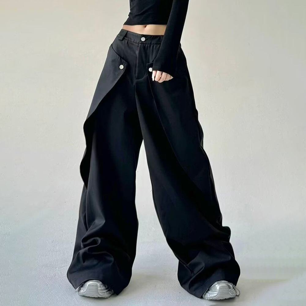 Mens Trousers Stitching Double - Street Fashion Men 2025 recension och pris