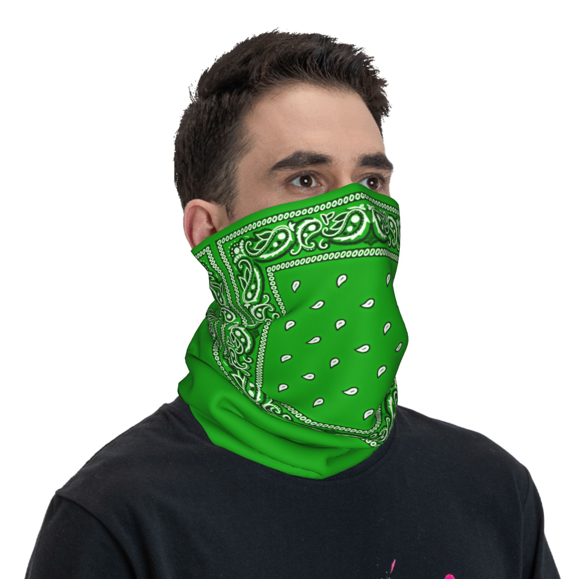 green Bandana  Cool Cycling Ma - Balaclava Face Mask recension och pris