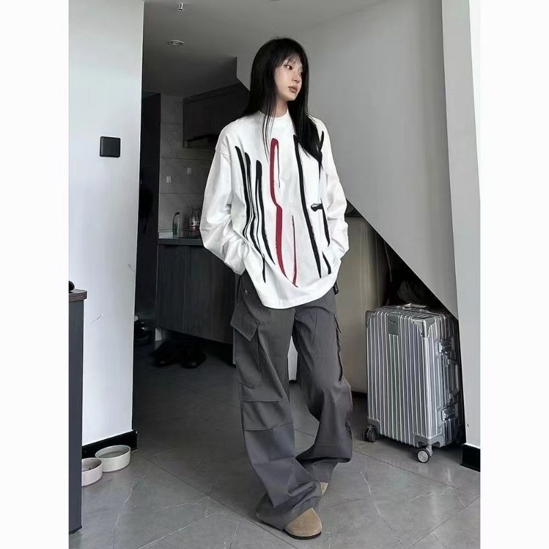 Women Oversized Crew Neck Abst - Longline Tee Oversized recension och pris