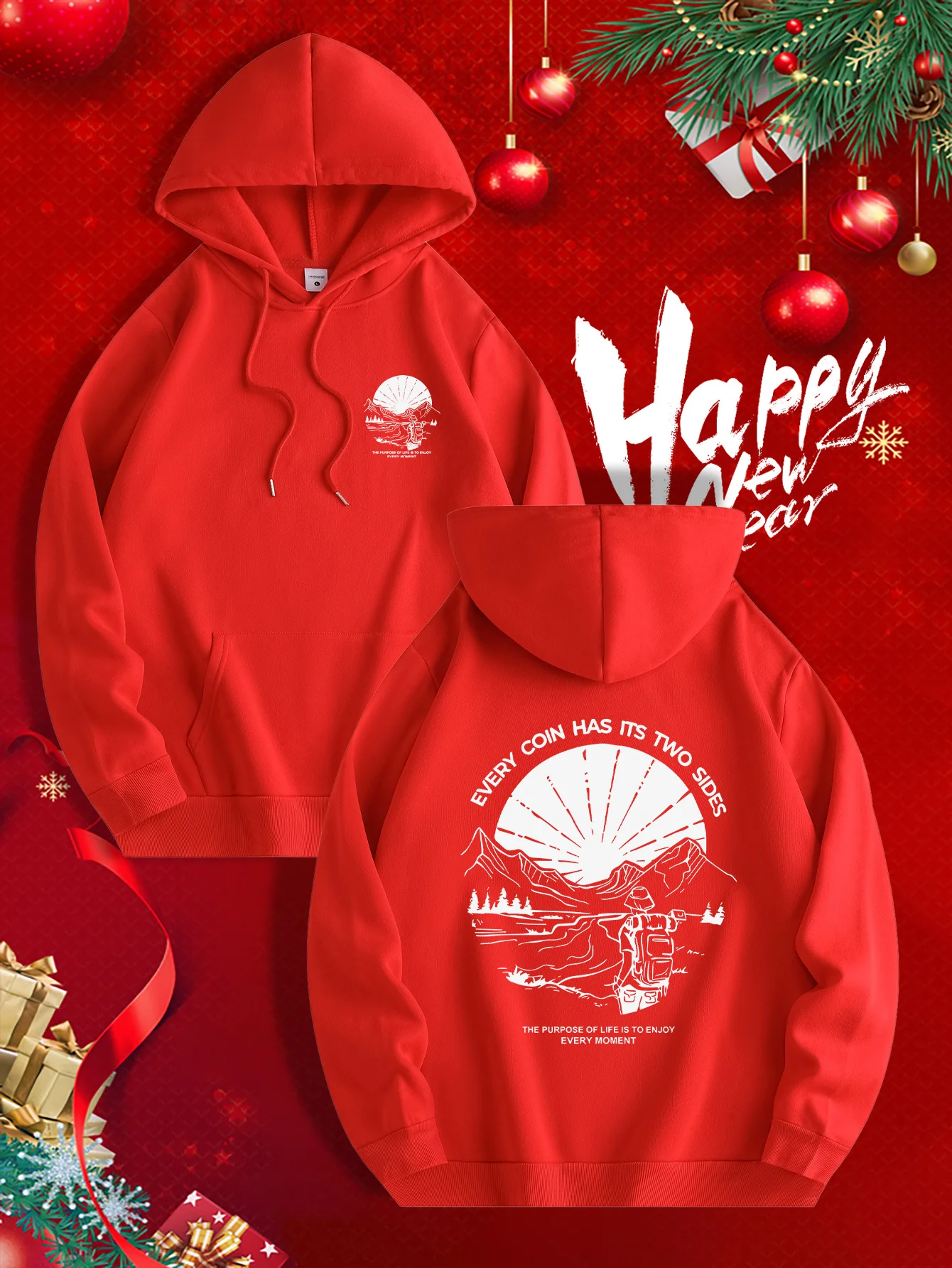 Unisex streetwear hoodie with  - Street Fashion Culture recension och pris