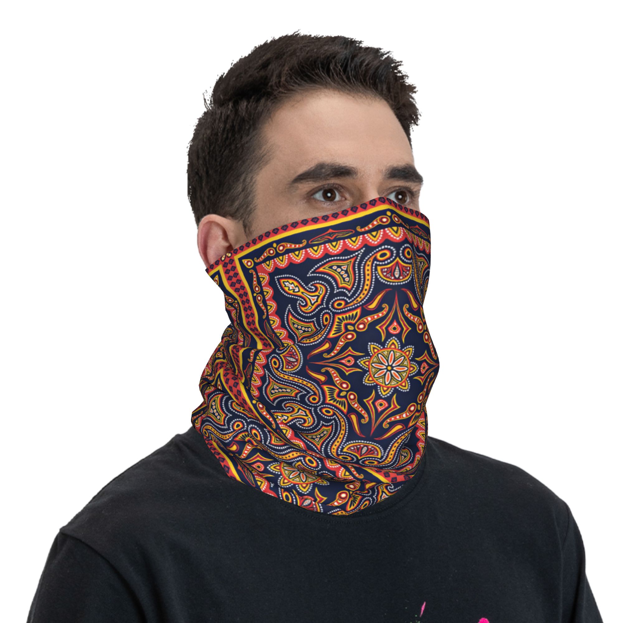 Ethnic Dot Tribal Paisley Bala - Balaclava Face Mask recension och pris
