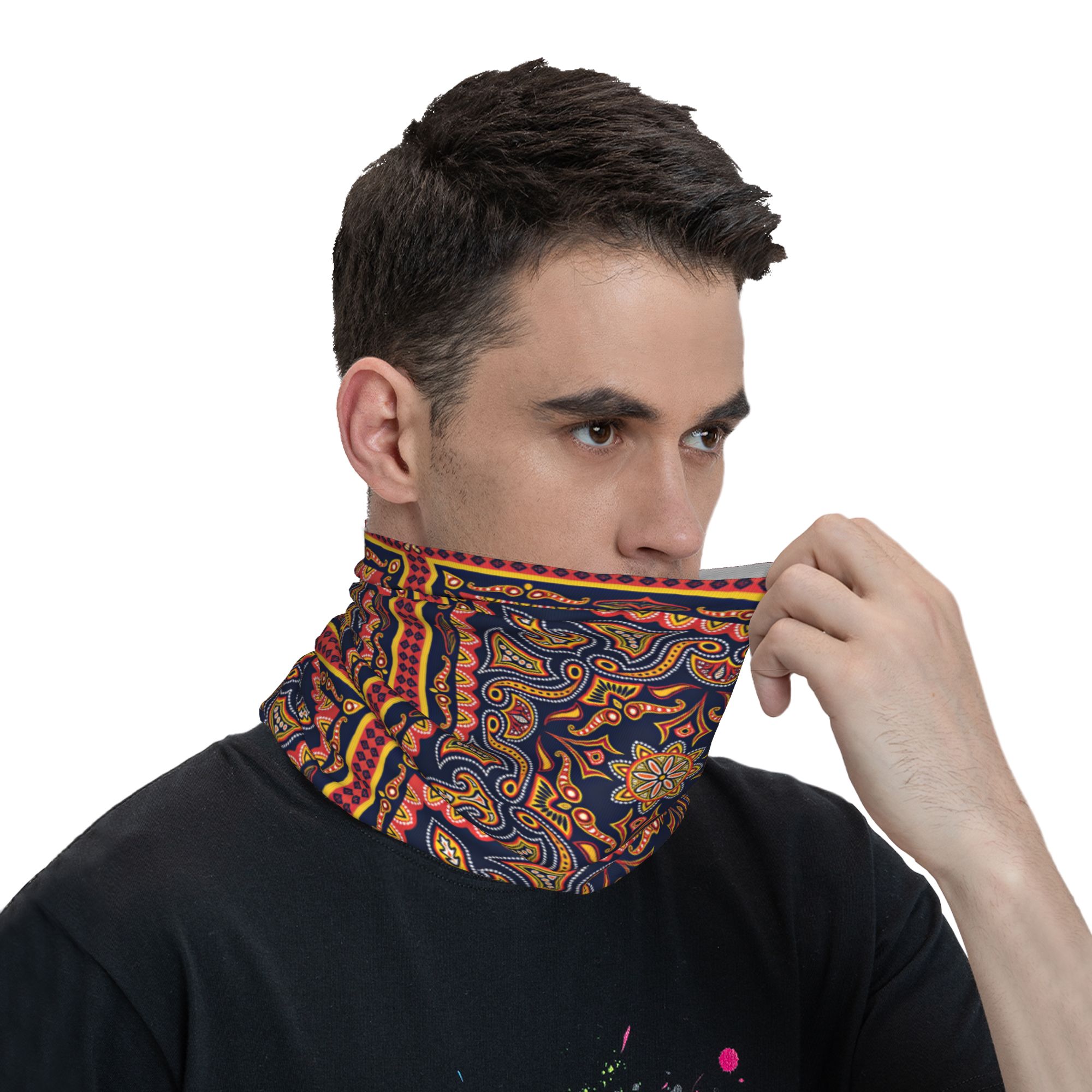 Ethnic Dot Tribal Paisley Bala - Balaclava Face Mask recension och pris