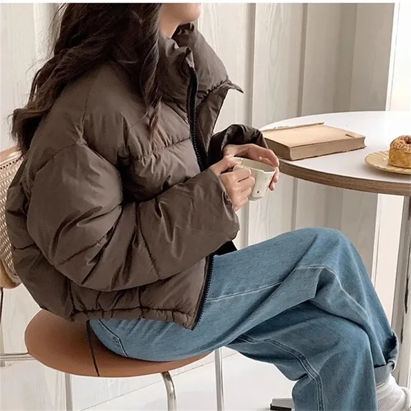 2024 New Women Solid Loose Puf - Puffer Vest Padded recension och pris