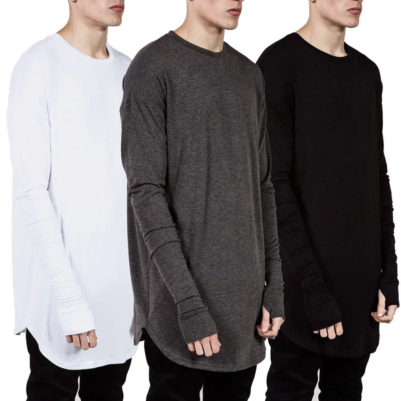Men Longline Thumb Hole Long S - Longline Tee Oversized recension och pris