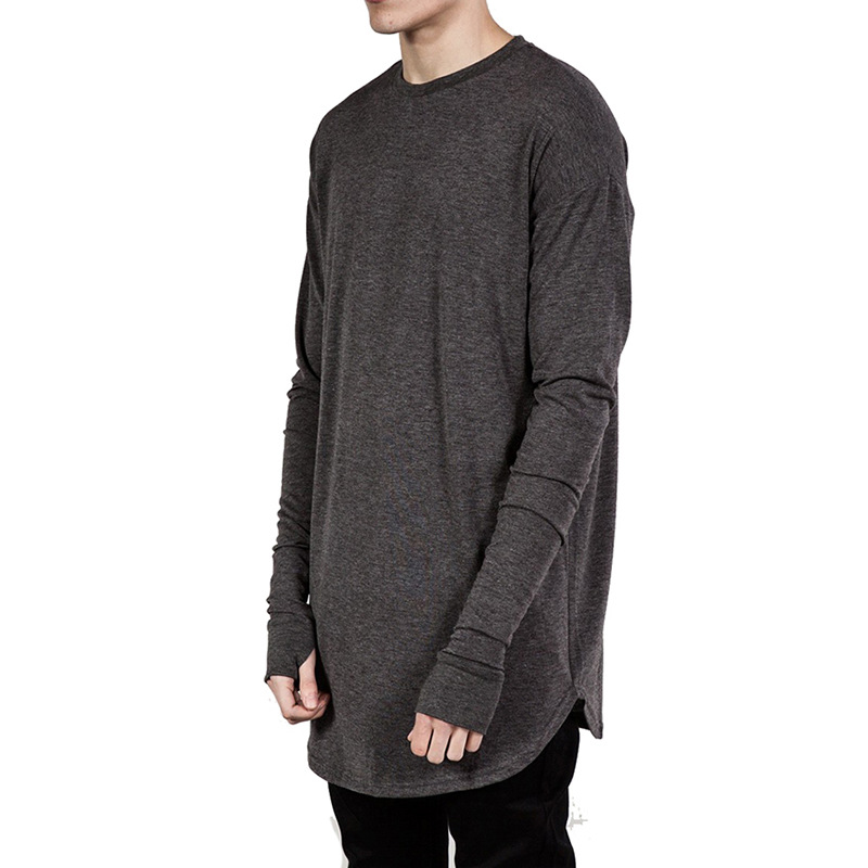 Men Longline Thumb Hole Long S - Longline Tee Oversized recension och pris